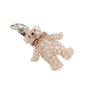 Prada Beaded Bear Keychain Bag Charm